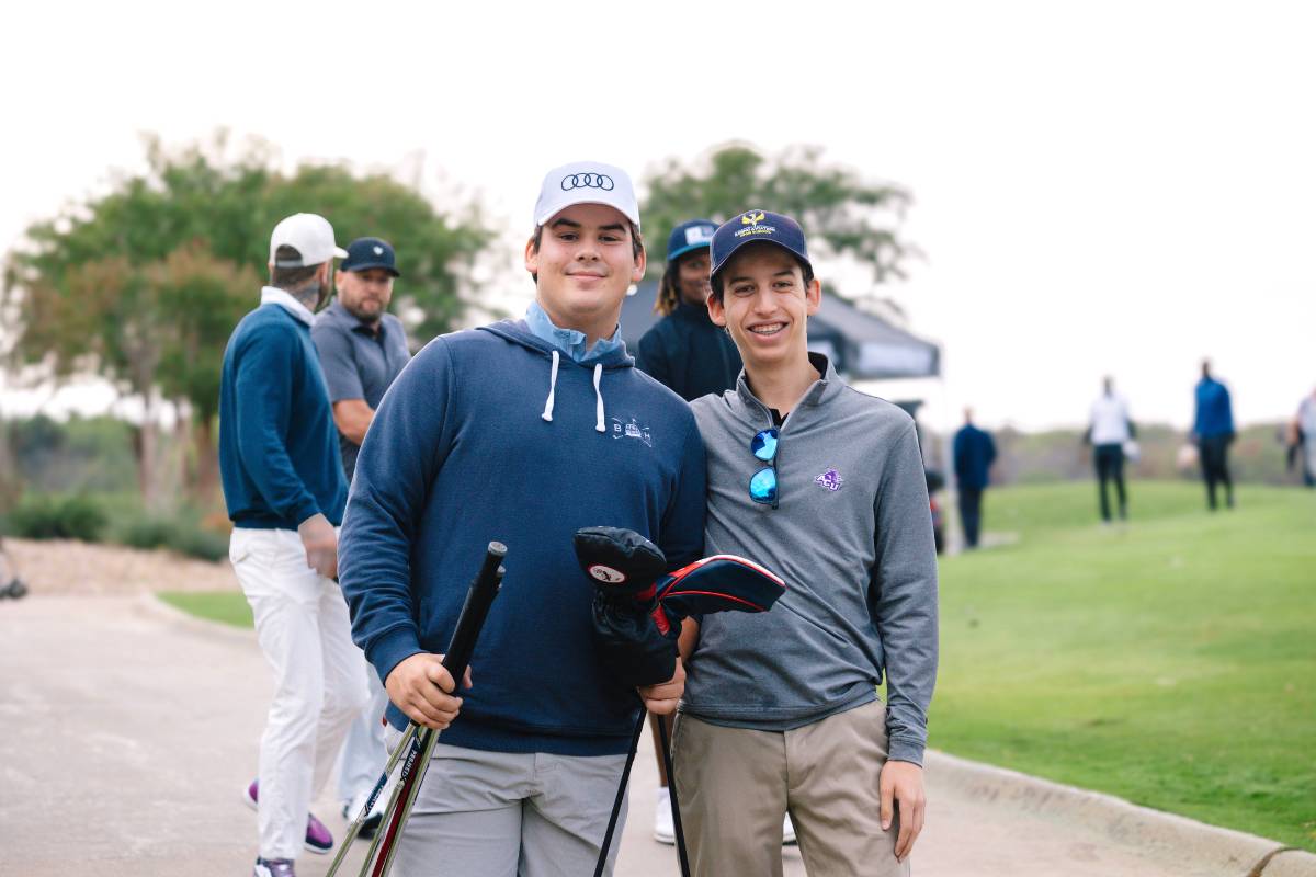 Rising Aviation students at ACES Golf Tournament