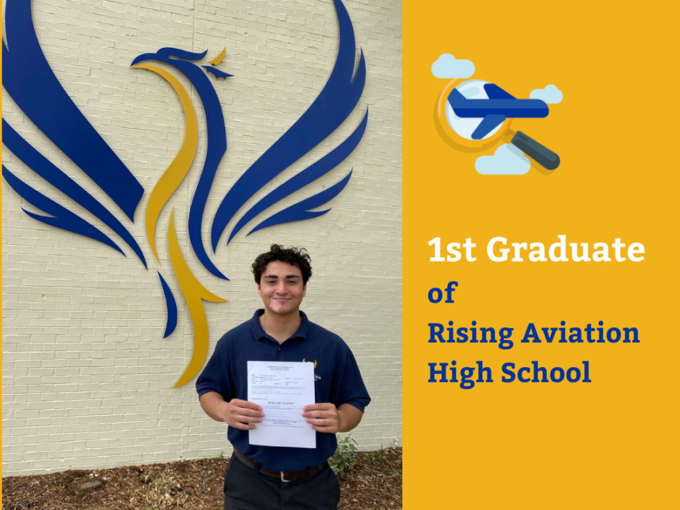 Rising Aviation High School Announces First Graduate Rising Aviation