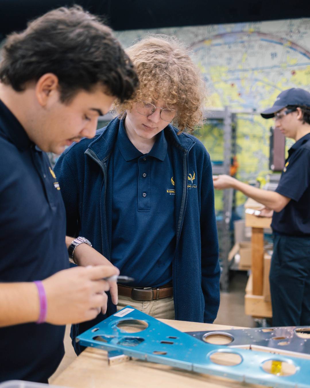 Rising Aviation Aircraft Maintenance Students 1 Rising Aviation High School