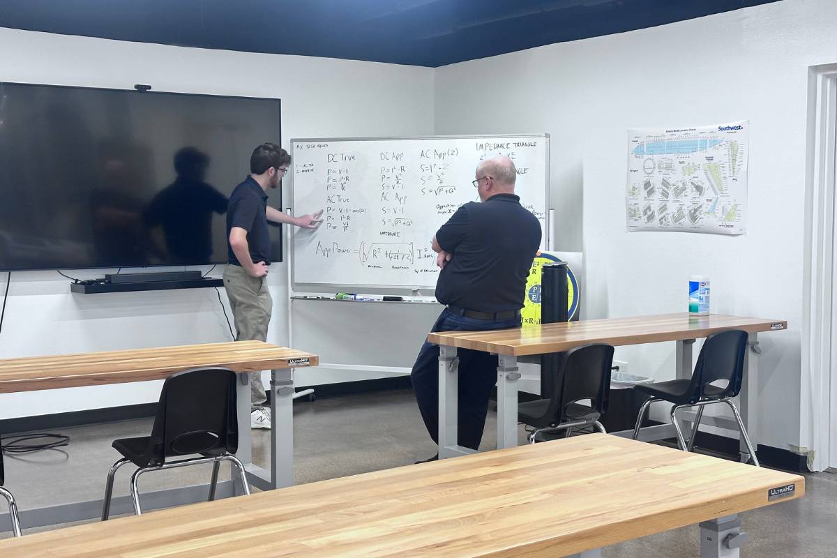 Rising aviation student and instructor