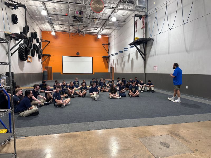 Rising Aviation students at Group Dynamix