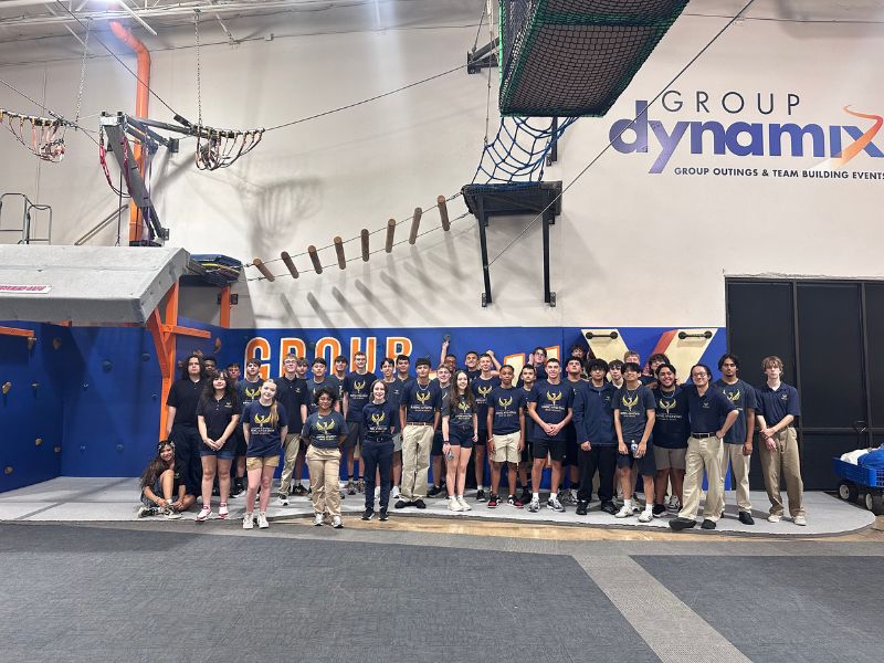 Rising Aviation students at Group Dynamix
