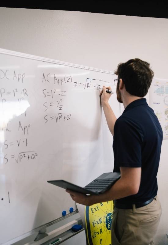 Aviation Maintenance Technology student