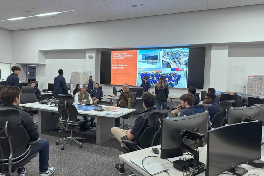 DFW private school students on a field trip