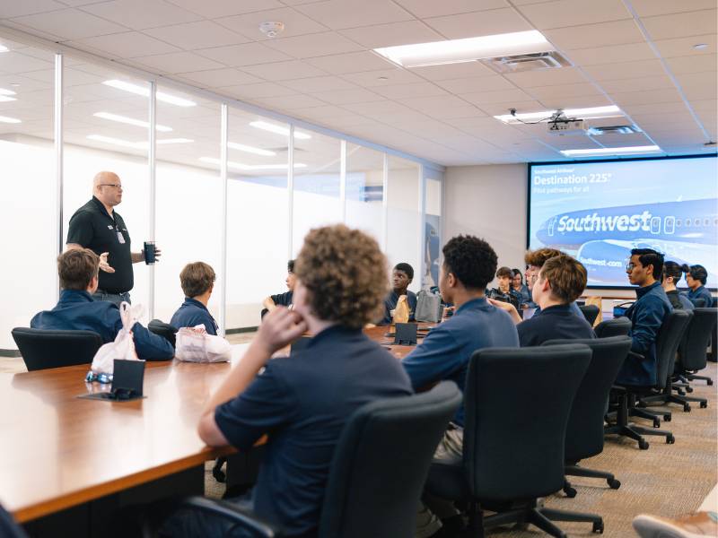 Rising Aviation visit with Southwest